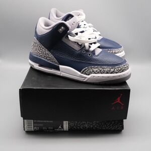 Nike Air Jordan 3 Retro GS Midnight Navy 5.5Y Womens 7 398614-401